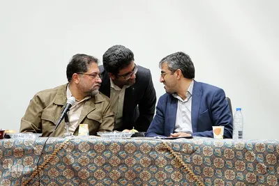 نشست خبری احمدرضا متالهی اردکانی، شهردار و مسعود نوریان اردکانی، رییس شورای اسلامی شهر اردکان