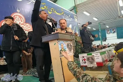 آیین شب وداع با پیکر پاک شهدا ی شهرستان نکا