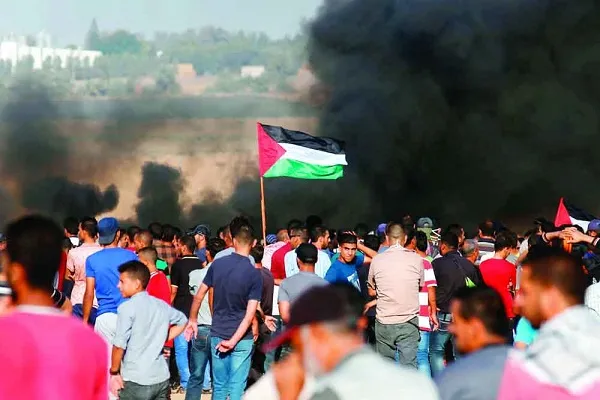 Filistinlilerin İsrail'e karşı protestosu devam ediyor