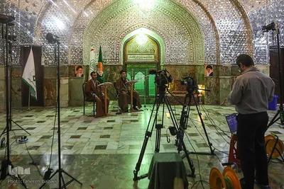 مراسم جز خوانی مجازی در امام زاده ها