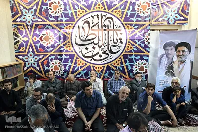 مراسم ترحیم مجاهد جانباز، شهید حجت الاسلام مهدی تقوی در هیات محبین الائمه(ع) تهران