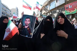 تشییع پیکر شهدای راه وطن در اهواز