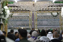 حرم امیرالمومنین علی(ع) در شب ولادت آن حضرت