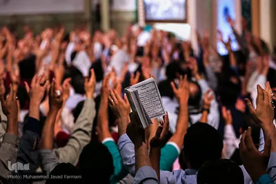 اولین دعای کمیل ماه مبارک رمضان در مسجد ارک