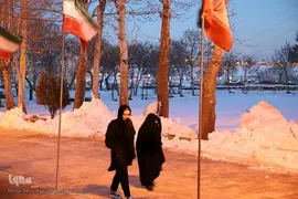 حال و هوای لیله الرغایب در هوای سرد شهرستان اهر