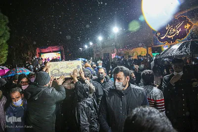 پیکر مطهر شهید «حبیب الله حقیقی »مهمان موکب مادر خوبی ها‎‎