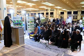 غرفه موسسه حفظ و نشر آثار حضرت امام(ره) در دوازدهمین روز بیست و هفتمین نمایشگاه بین‌المللی قرآن