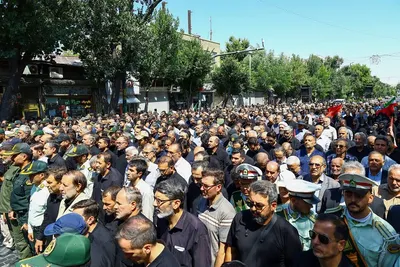 مراسم تشییع پیکر مطهر شهید اقتدار «محمود ملاجباری»
