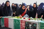 وداع با شهید گمنام در مدرسه دخترانه امام حسین(ع)