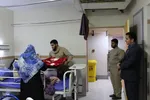تجلیل از پرستاران بیمارستان امام حسین(ع) توسط گروه فرهنگی و جهادی خادم‌الشهداء‎