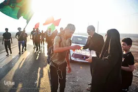 حرکت کاروان مشایه الحسین از بندر امام خمینی(ره) به سمت کربلا