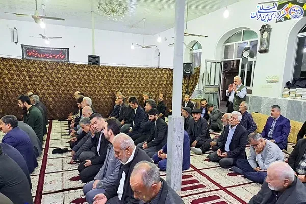 محفل انس با قرآن در روستای ولاشد بخش مرکزی شهرستان ساری