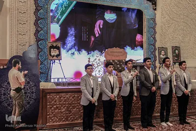 بزرگداشت اولین سالگرد شهادت «محسن جعفری» در حرم شاهچراغ(ع)‎‎