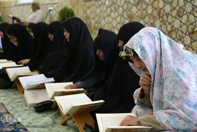 آیین جزء خواني قرآن‌کریم در آستان امامزاده عبدالله(ع)شهرری