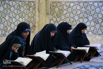 آیین جزء خواني قرآن‌کریم در آستان امامزاده عبدالله(ع)شهرری