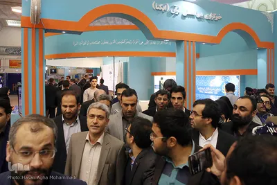 حضور وزیر اقتصاد دکتر طیب نیا مهمان غرفه ایکنا در روز چهارم نمایشگاه مطبوعات
