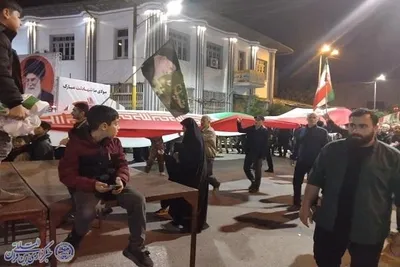 سی اُمین شب اجتماع و راهپیمایی مردم بابلسر