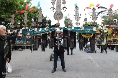 مراسم سنتی عزاداری عاشورای حسینی در اهر