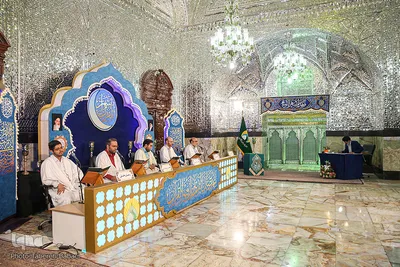 ترتیل خوانی قرآن کریم در حرم حضرت عبدالعظیم (ع)