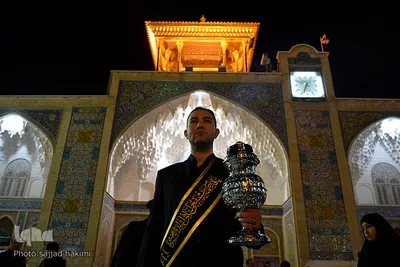 یه گزارش از مراسم عزاداری سالروز  شهادت حضرت معصومه(س)