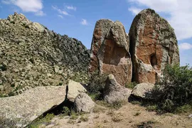 طبیعت ارتفاعات روستای مزرعه و قلعه شیور