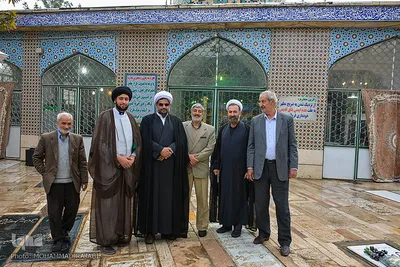 غبارروبی امامزادگان فضل و یحیی(ع) - محلات/عکاس:محمد رجبی