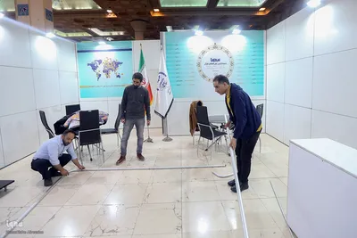 آماده سازی نمایشگاه بین المللی قرآن کریم