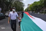 پرچم 200 متری فلسطین در تبریز