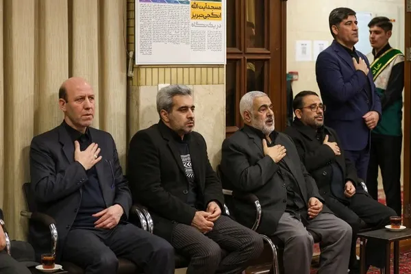 مراسم یادبود رهبر شهید انقلاب در مسجد آیت‌الله انگجی تبریز