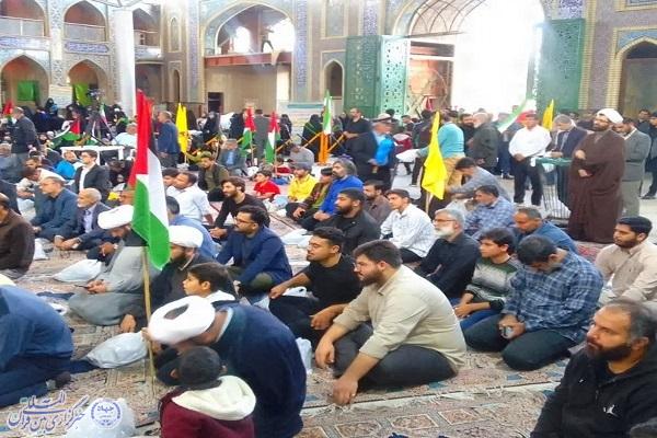 اجتماع‌ اعلان انزجار امت امام حسین (ع) استان مازندران از رژیم صهیونیستی در بابل