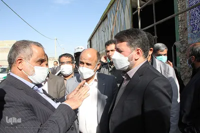 حضور فاطمی استاندار یزد در نماز جمعه شهر شاهدیه‎‎