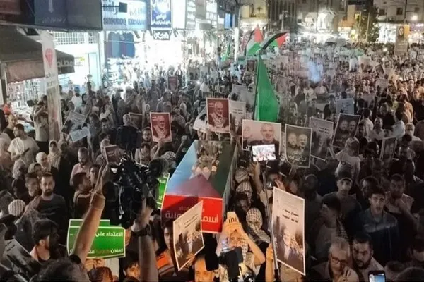 Ürdün’de İsmail Heniye için sembolik cenaze namazı düzenlendi