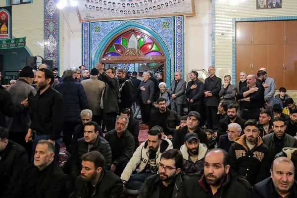 مراسم شام‌غریبان شهدای منطقه قراملک تبریز