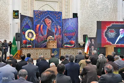 مراسم چهلمین روز شهادت قائد شهید امت در حرم شاهچراغ(ع)
