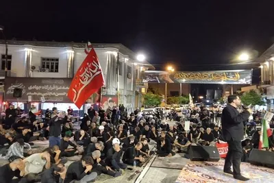 یکصد و چهاردهمین اجتماع مردم انقلابی همزمان با هشتمین شب ماه محرم در بابلسر
