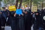 اجتماع دختران مهدوی در گذر چهارباغ اصفهان