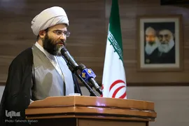 حجت‌الاسلام محمد قمی، رئیس سازمان تبلیغات اسلامی در ششمین همایش بزرگ «مجمع دبیران شوراهای امر به‌ معروف و نهی از منکر»