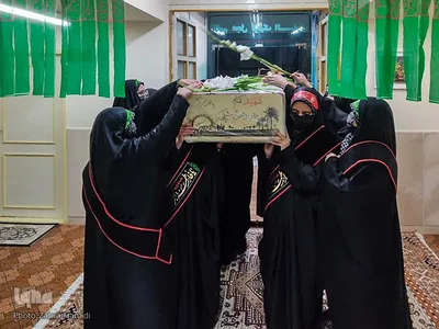 وداع با شهید گمنام در مجتمع فرهنگی تربیتی امداد بیرجند