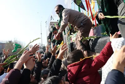 تشییع پیکر مطهر شهدای گمنام تازه تفحص شده در ارومیه‎