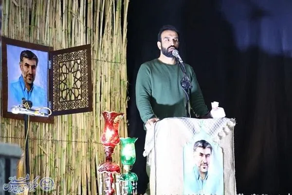 نخستین سالگرد شهادت  شهید مدافع وطن  «وجیهه الله آذرنگ» در روستای کارمزد سوادکوه
