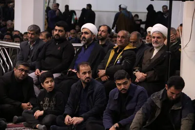 مراسم سوگواری شب شهادت رهبر معظم انقلاب در حرم شاهچراغ(ع)