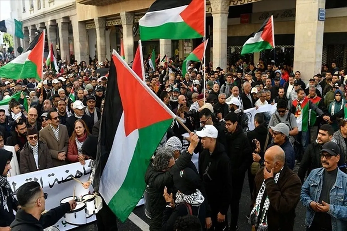 Moroccans Reiterate Call for End to Israeli Genocide