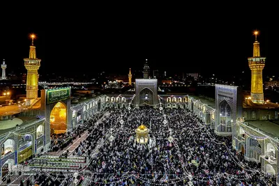 مراسم تحویل سال 1402 در حرم مطهر رضوی