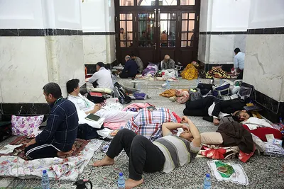 آیین معنوی اعتکاف در حرم مطهر رضوی