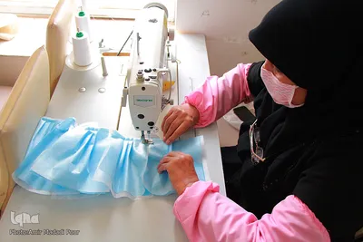 کارگاه خیریه تولید ماسک_ بیرجند