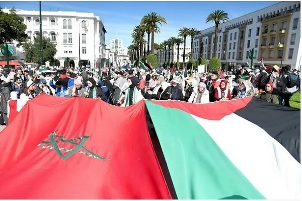 Les Marocains pour le rejet de la normalisation avec le régime sioniste