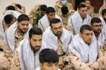 دیدار جمعی از سربازان سپاه انصارالرضا(ع) خراسان جنوبی با آیت‌الله عبادی