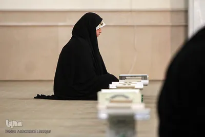 جزءخوانی قرآن کریم در مسجد جامع خرمشهر 