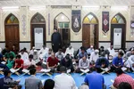 جزءخوانی قرآن در حسینیه آیت‌الله سید عدنان غُریفی خرمشهر