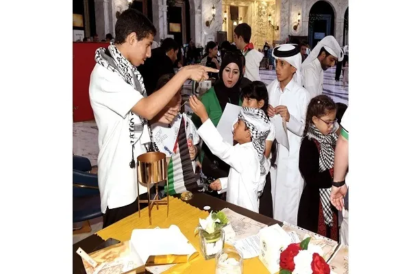 استقبال گسترده از پویش «قدس هویت من است» در قطر